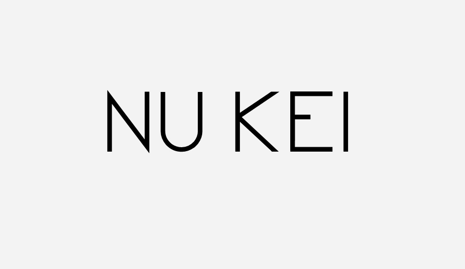 Nu Kei font big