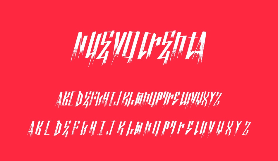 NuevoTrenta font