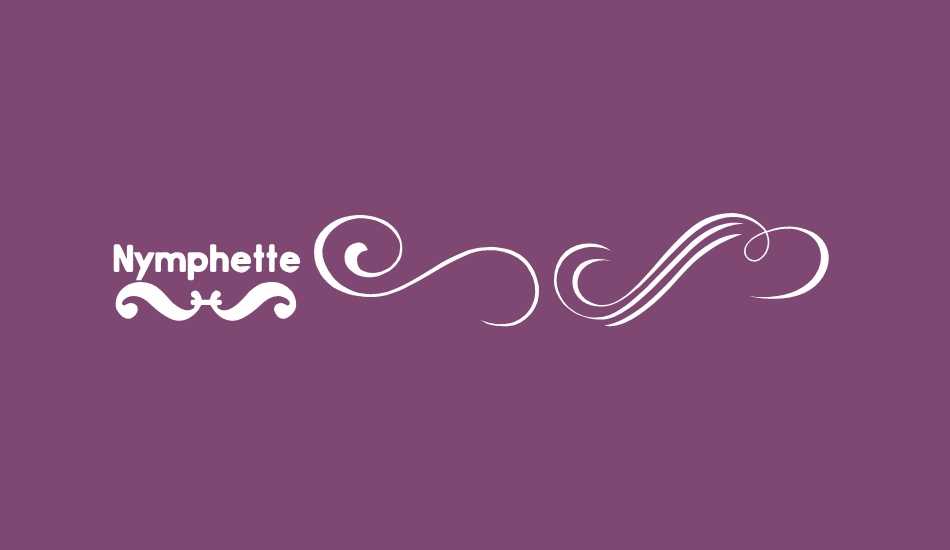 Nymphette font big