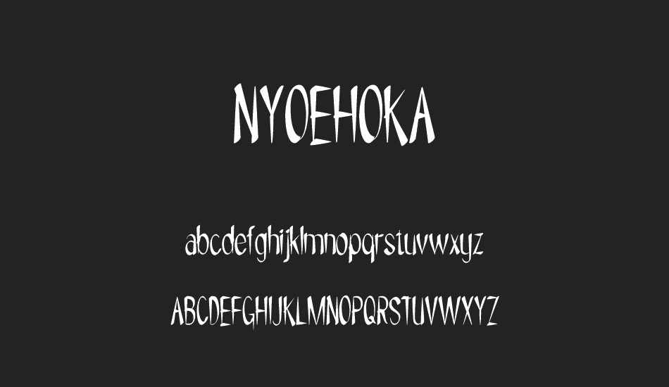 NYOEHOKA font
