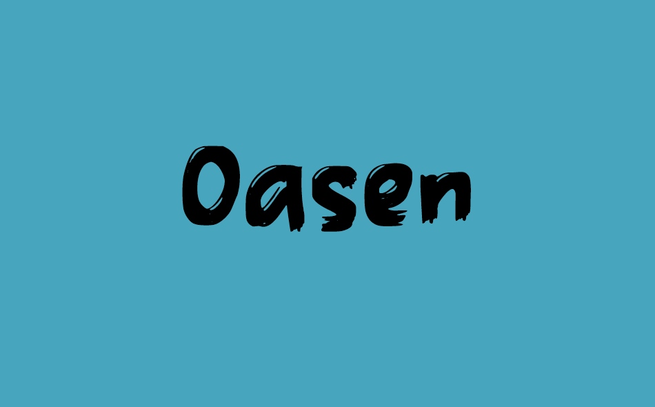 Oasen font big