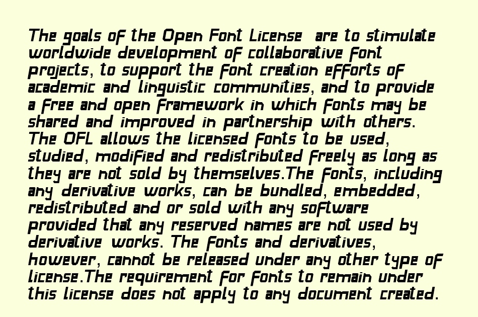 Oat Meal font 1