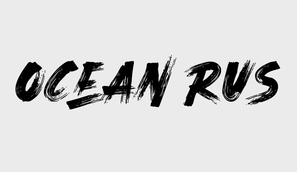 ocean-rush-demo font big