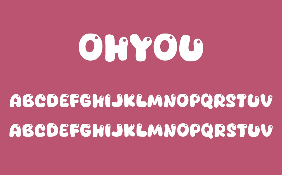 Ohyou font