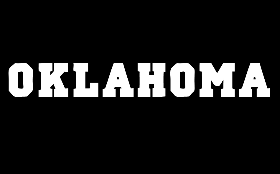 Oklahoma 2021 font big