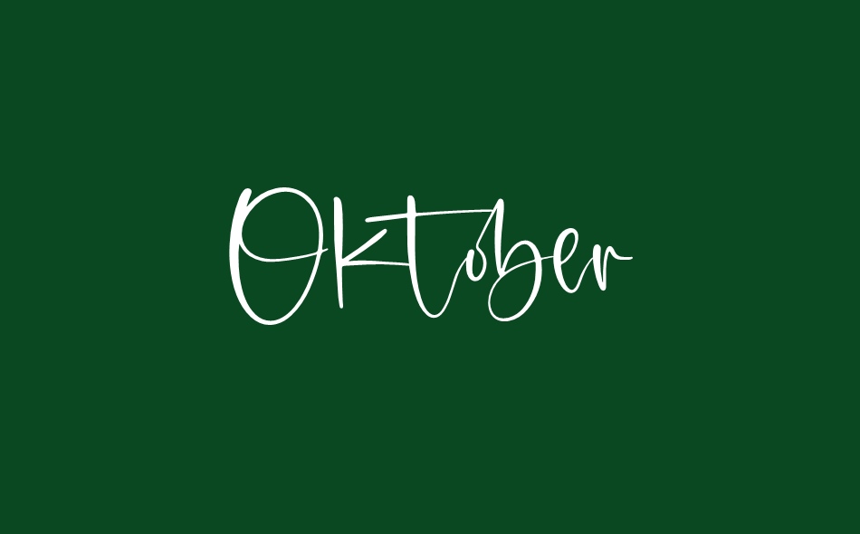 Oktober font big