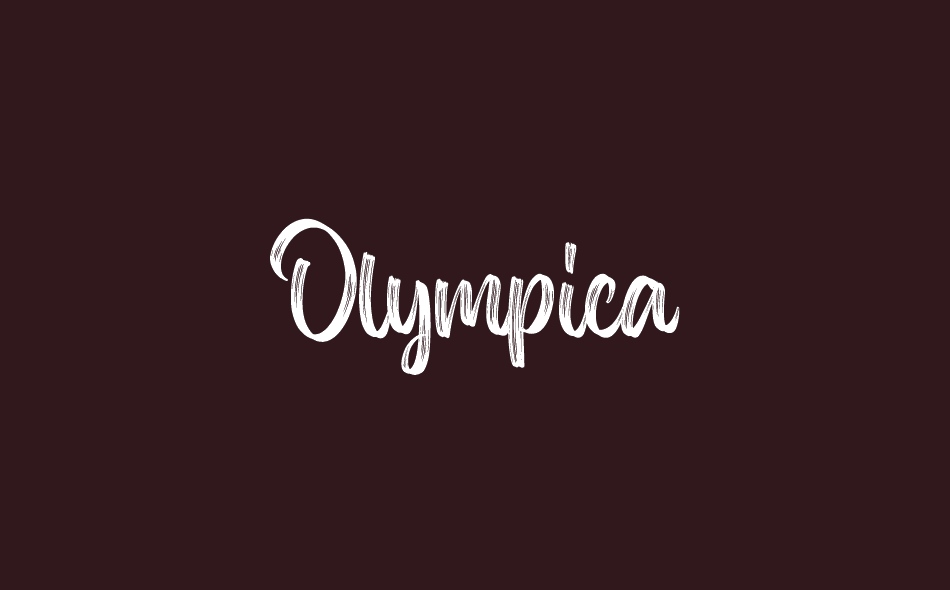 Olympica font big