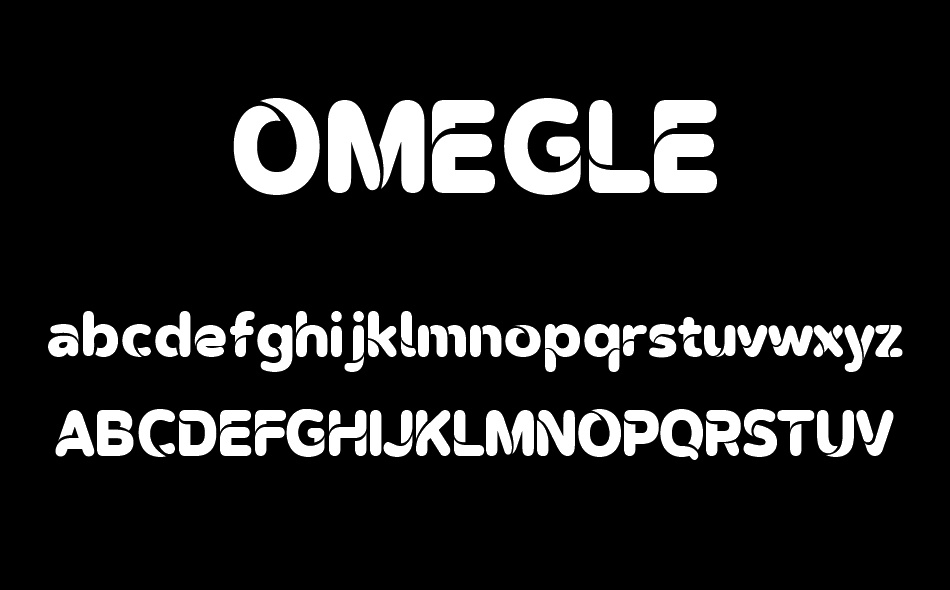 Omegle font