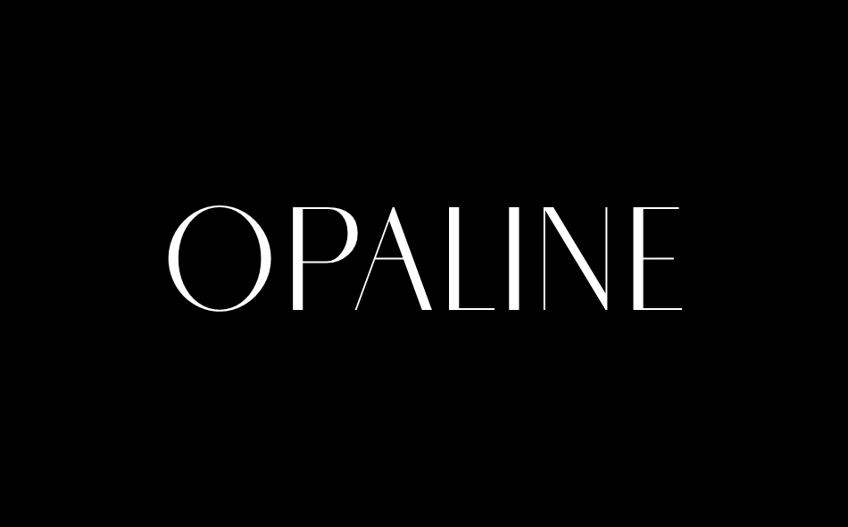 Opaline font big