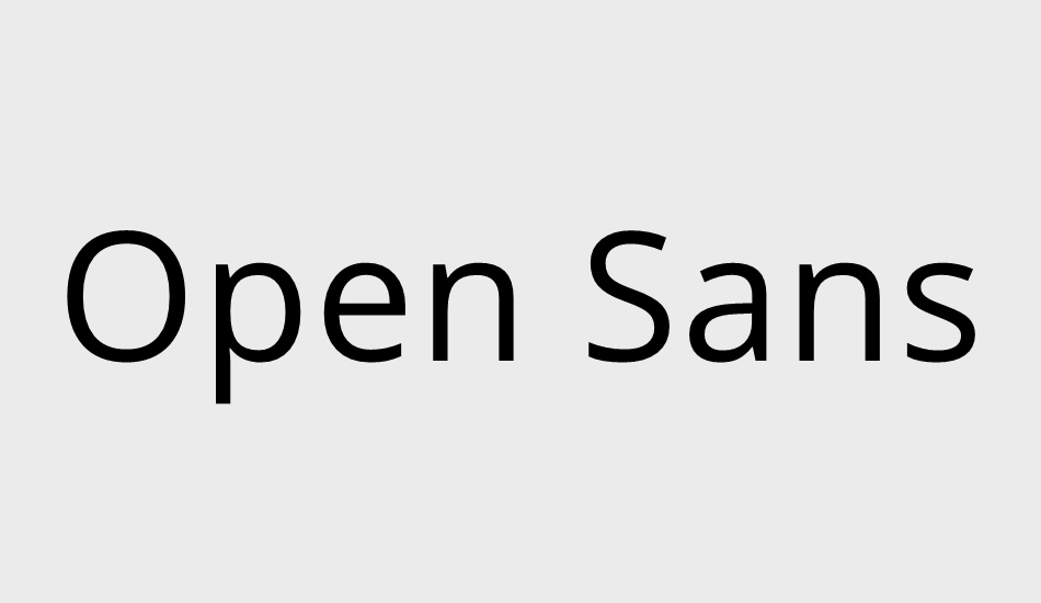 open-sans font big