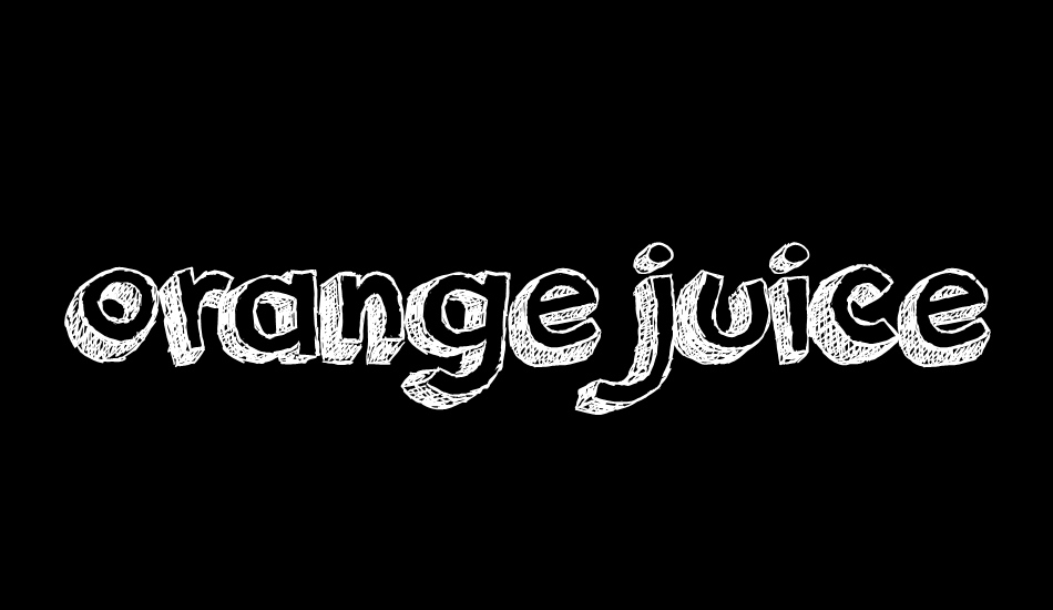 orange-juice font big
