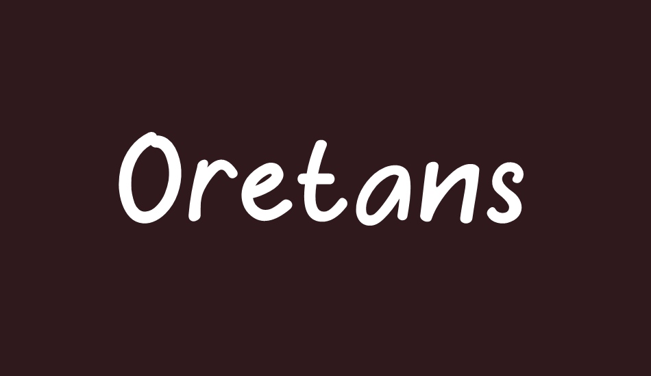 oretans font big