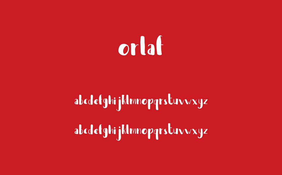 Orlaf font