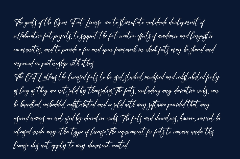 Orlando Smith font 1