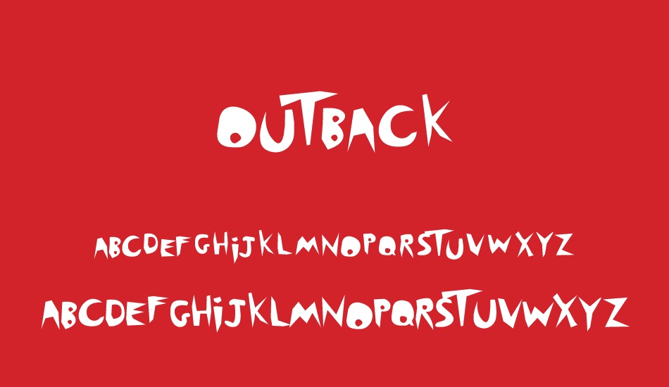 Outback free font