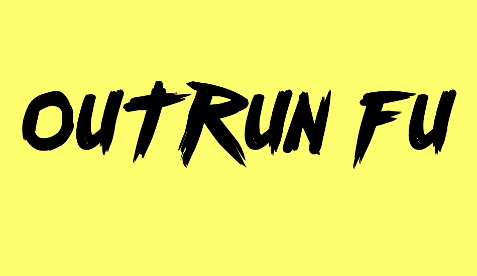 outrun-future font big