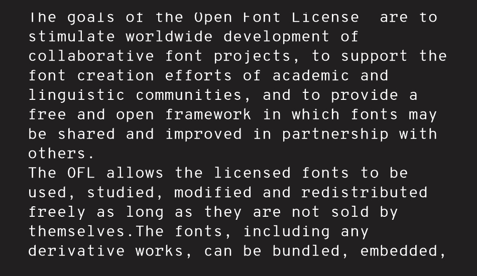 overpass-mono font 1