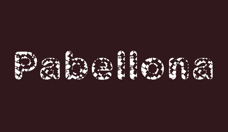 pabellona-(a)-símplex font big