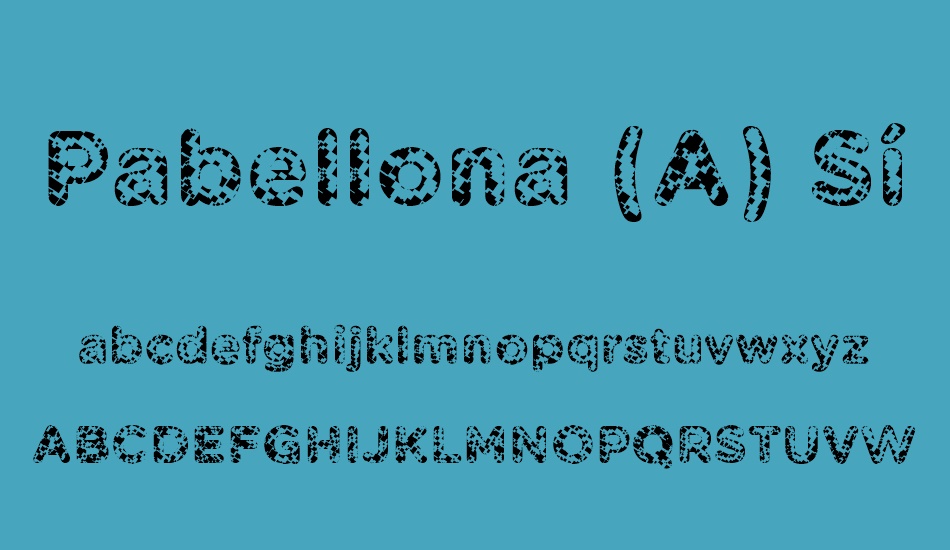 pabellona-(a)-símplex font