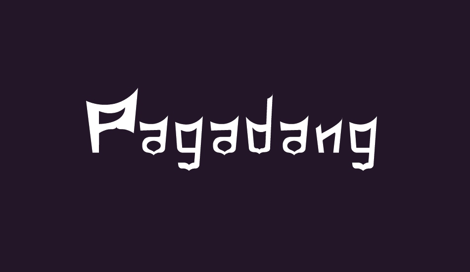 Pagadang font big