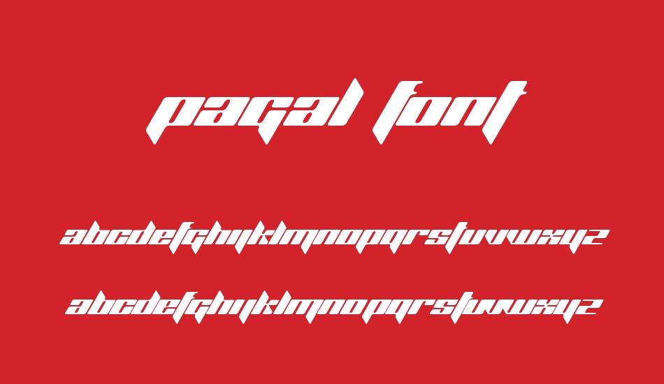 Pagal Font font