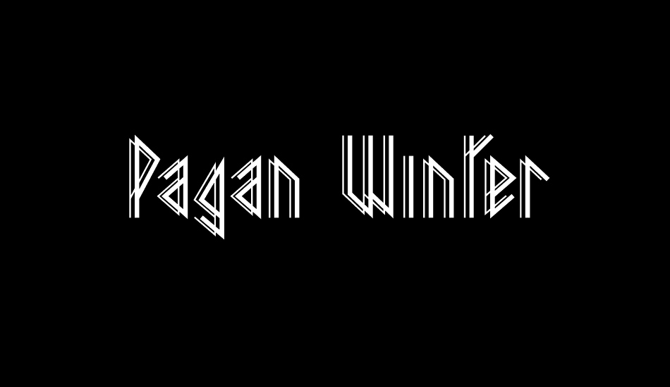 Pagan Winter font big