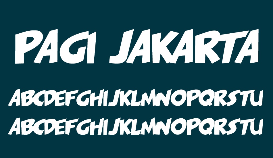 pagı-jakarta font