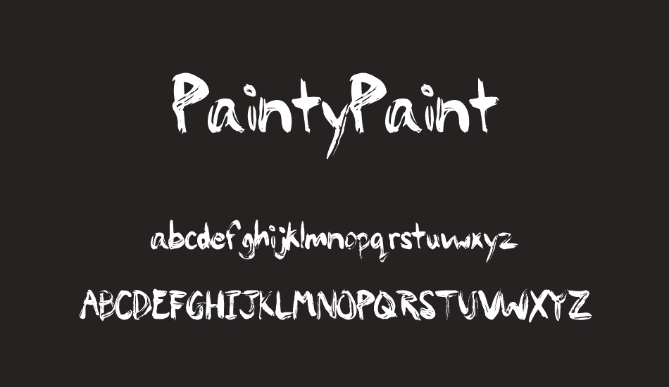 PaintyPaint font