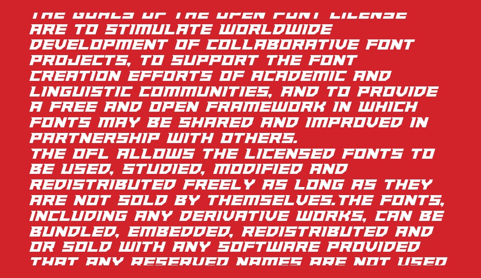 Paladins Condensed font 1