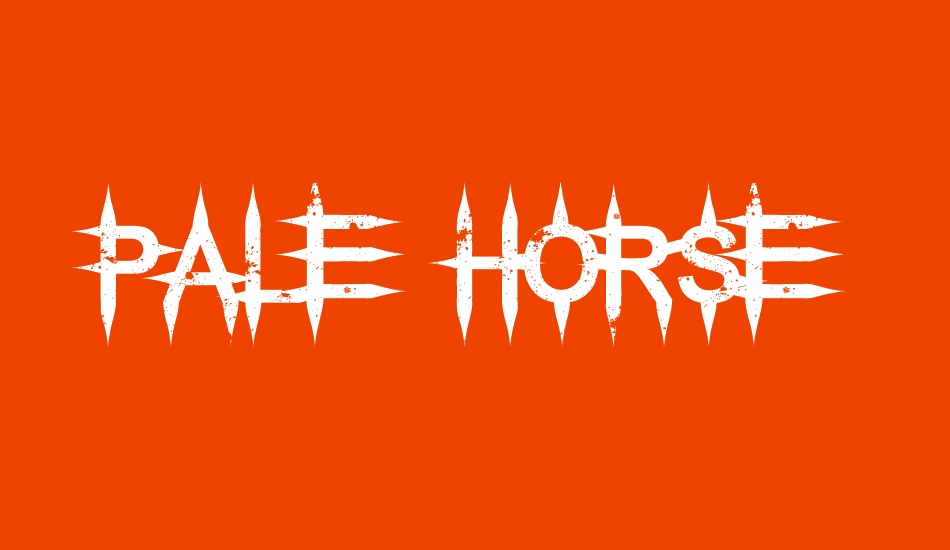Pale Horse font big