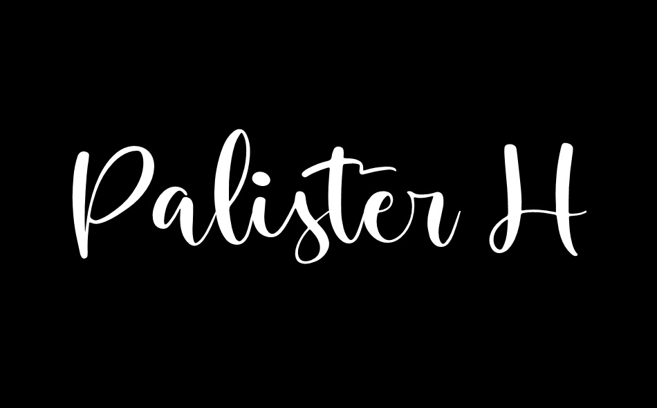 Palister Honey font big