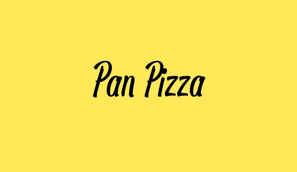 Pan Pizza font big