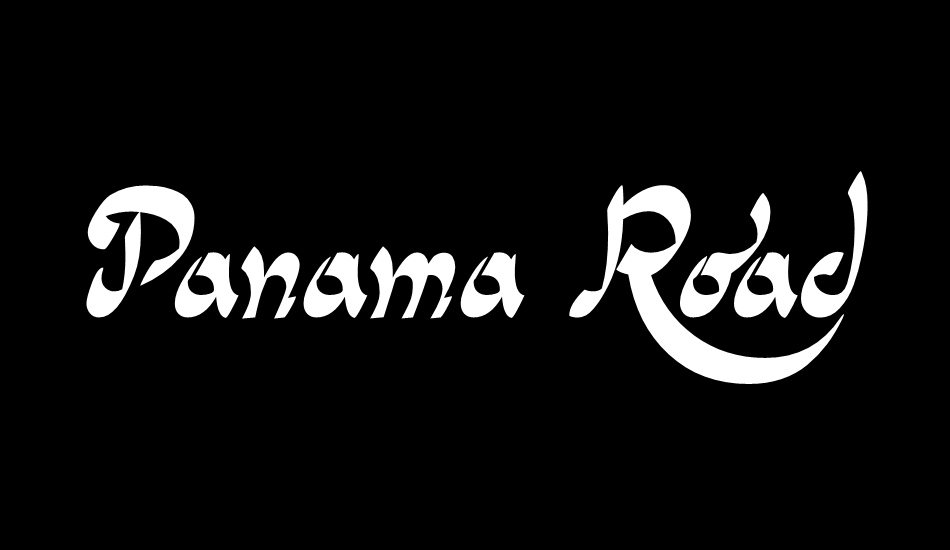 Panama Road font big