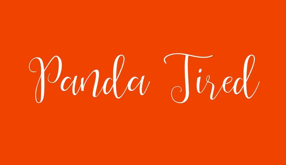 panda-tired-scirpt font big