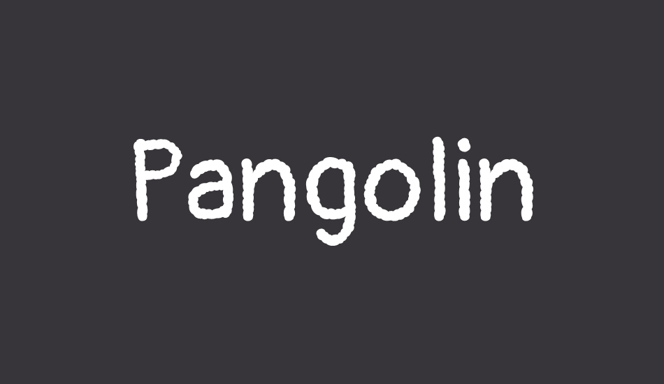 pangolin font big