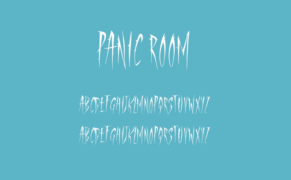 Panic Room font