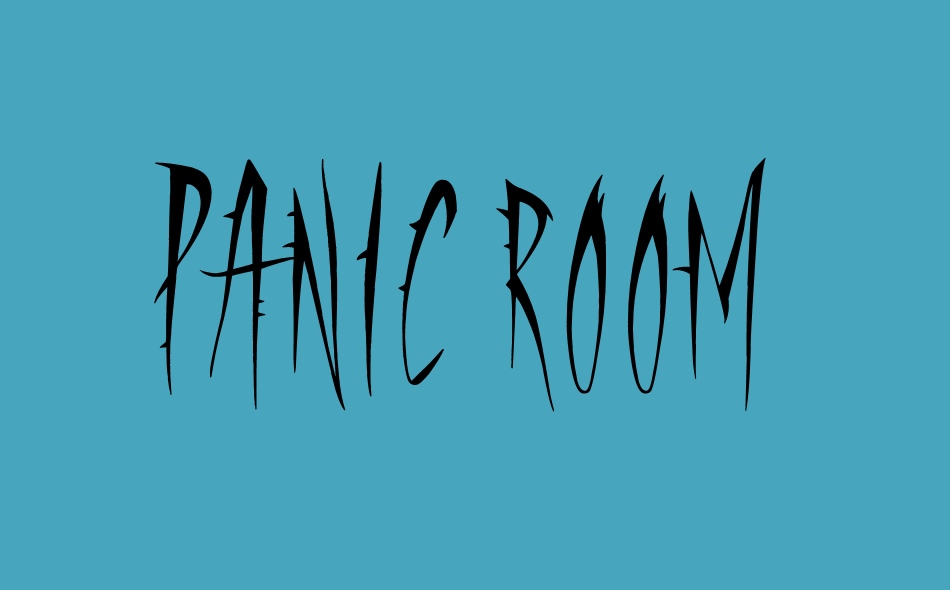 Panic Room font big