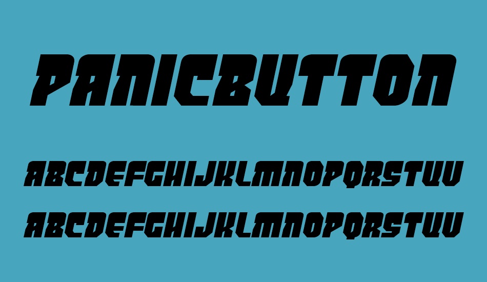 PanicButton BB font