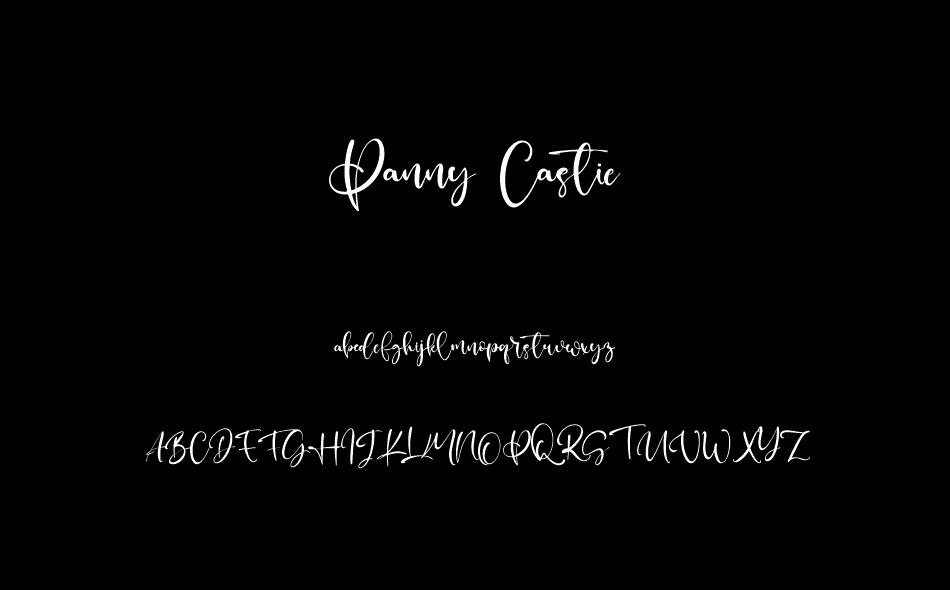 Panny Castie font