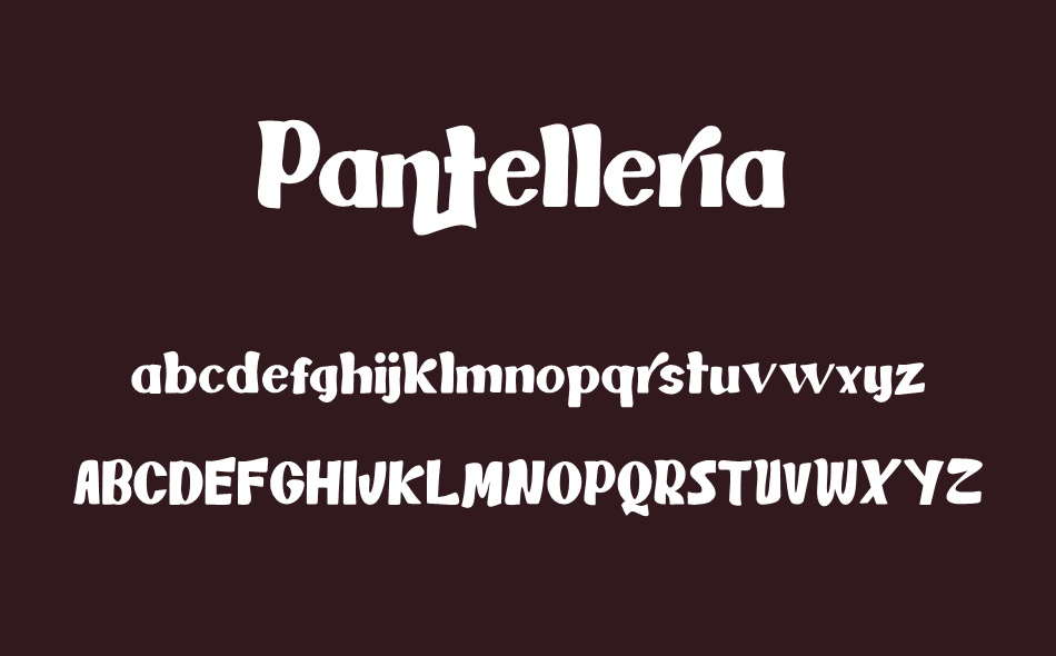 Pantelleria font