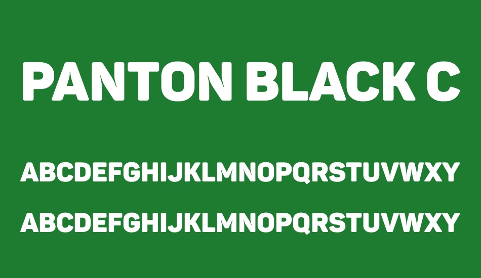 Panton Black Caps font