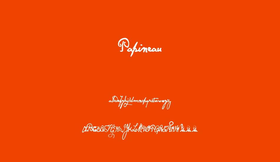 Papineau font