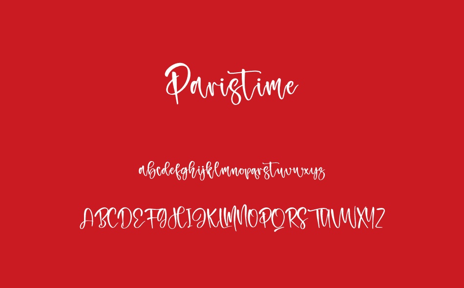 Paristime font