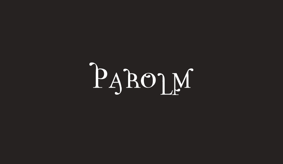 Parolm font big