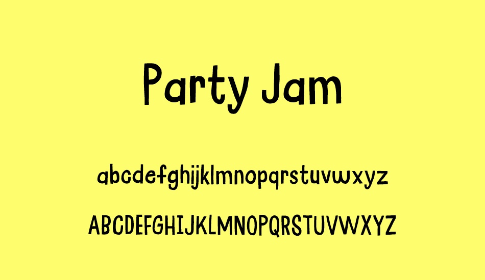 Party Jam DEMO font