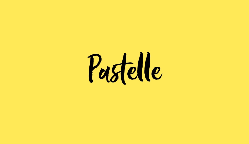 Pastelle DEMO font big