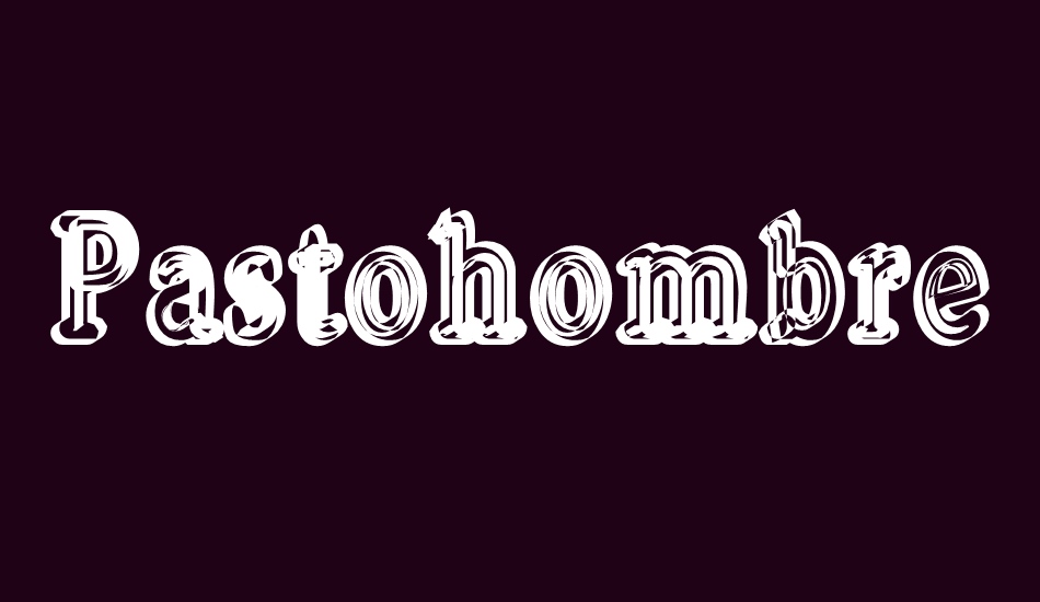 Pastohombre font big