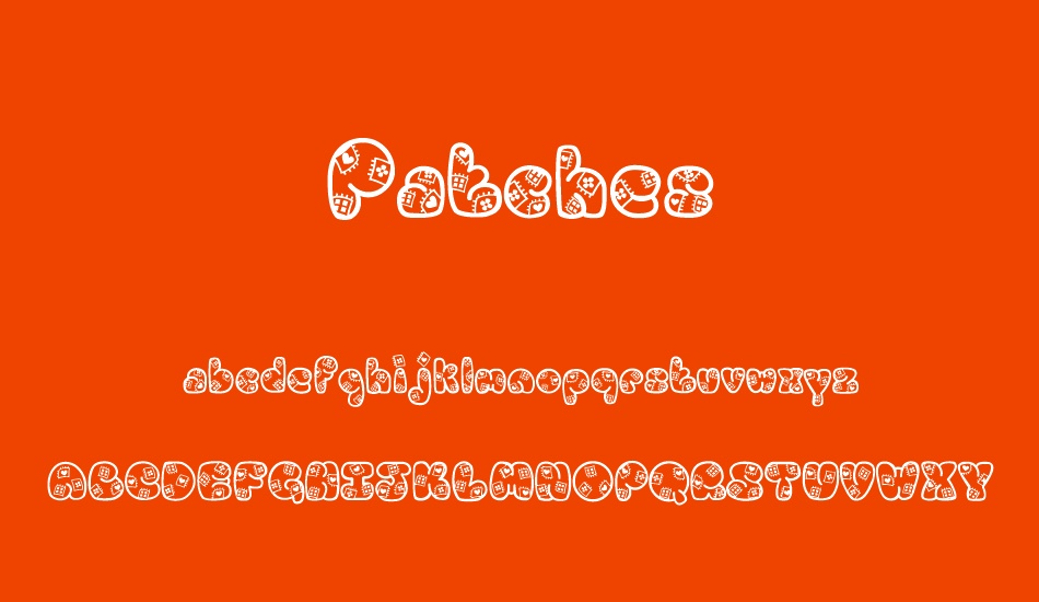 Patches font