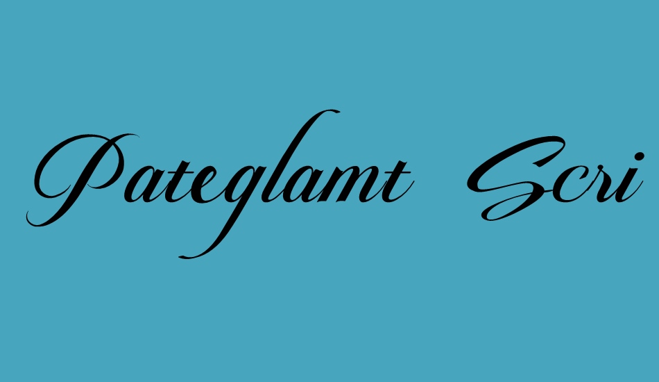 Pateglamt Script demo version font big