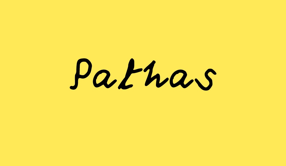 Pathas font big